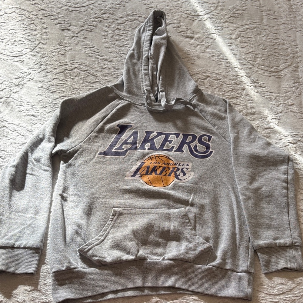 Gray Girls Lakers Hoodie By UNK Gently Loved